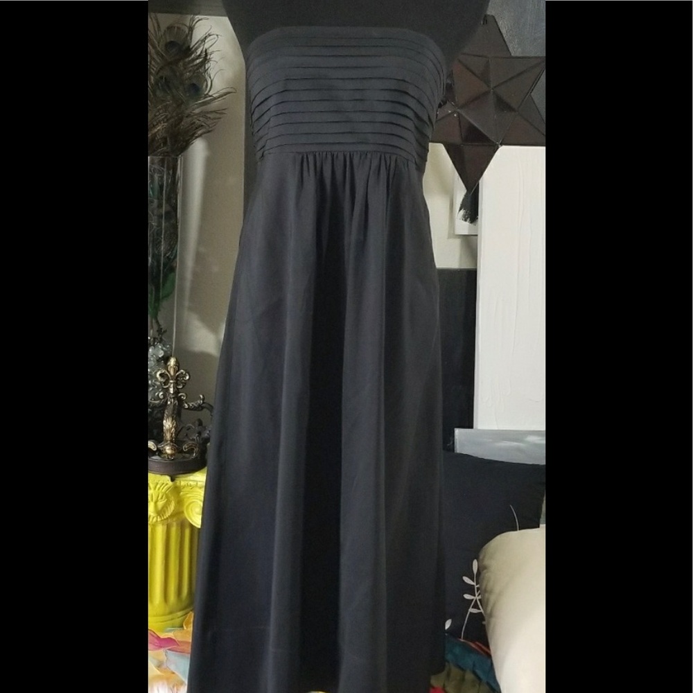 Banana Republic Black Strapless Dress